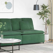 Modularni Sofa Centralni Modul s Jastucima Tamnozeleni 100 cm