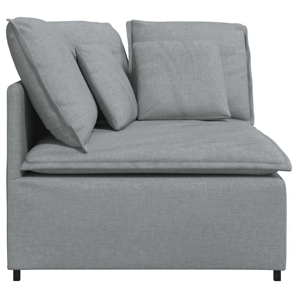 Modularna sofa Kutni modul s jastucima svijetlo siva 100 cm