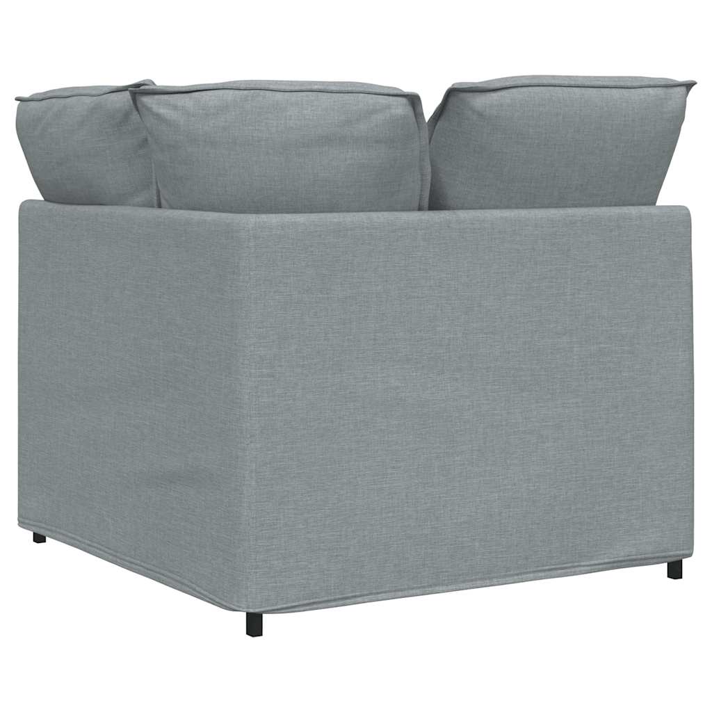 Modularna sofa Kutni modul s jastucima svijetlo siva 100 cm