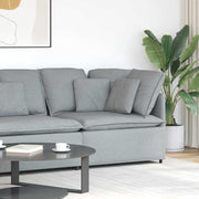 Modularna sofa Kutni modul s jastucima svijetlo siva 100 cm