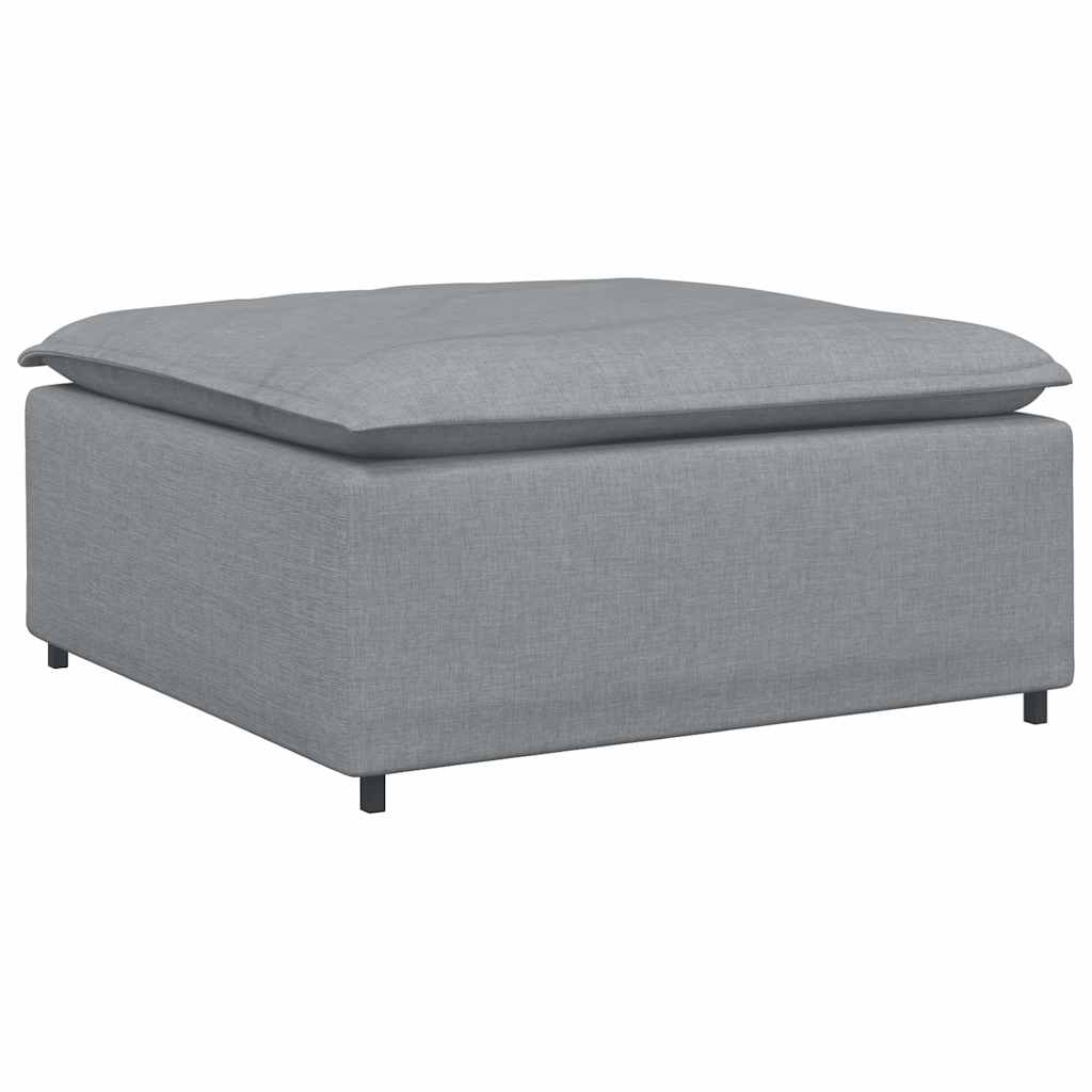Modularni kauč s podnožjem, svijetlo sivi 100x100x48 cm