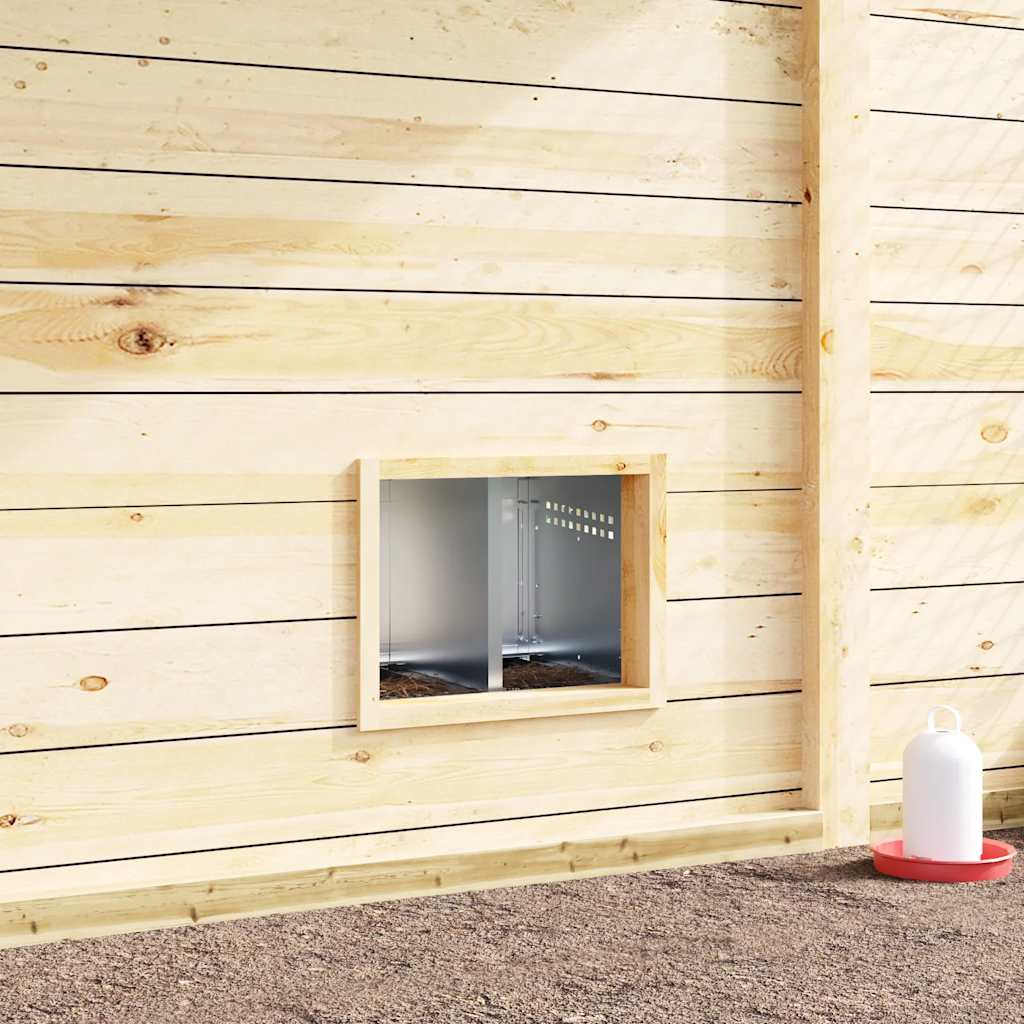 Kućica za gnijezdo za kokoši s 2 odjeljka s nogama, pocinčani čelik