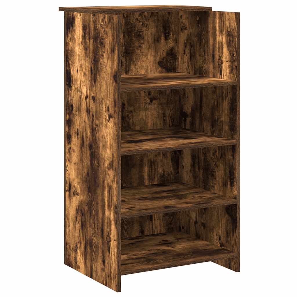 Recepcijski stol dimljeni hrast 55x50x103,5cm konstruirano drvo