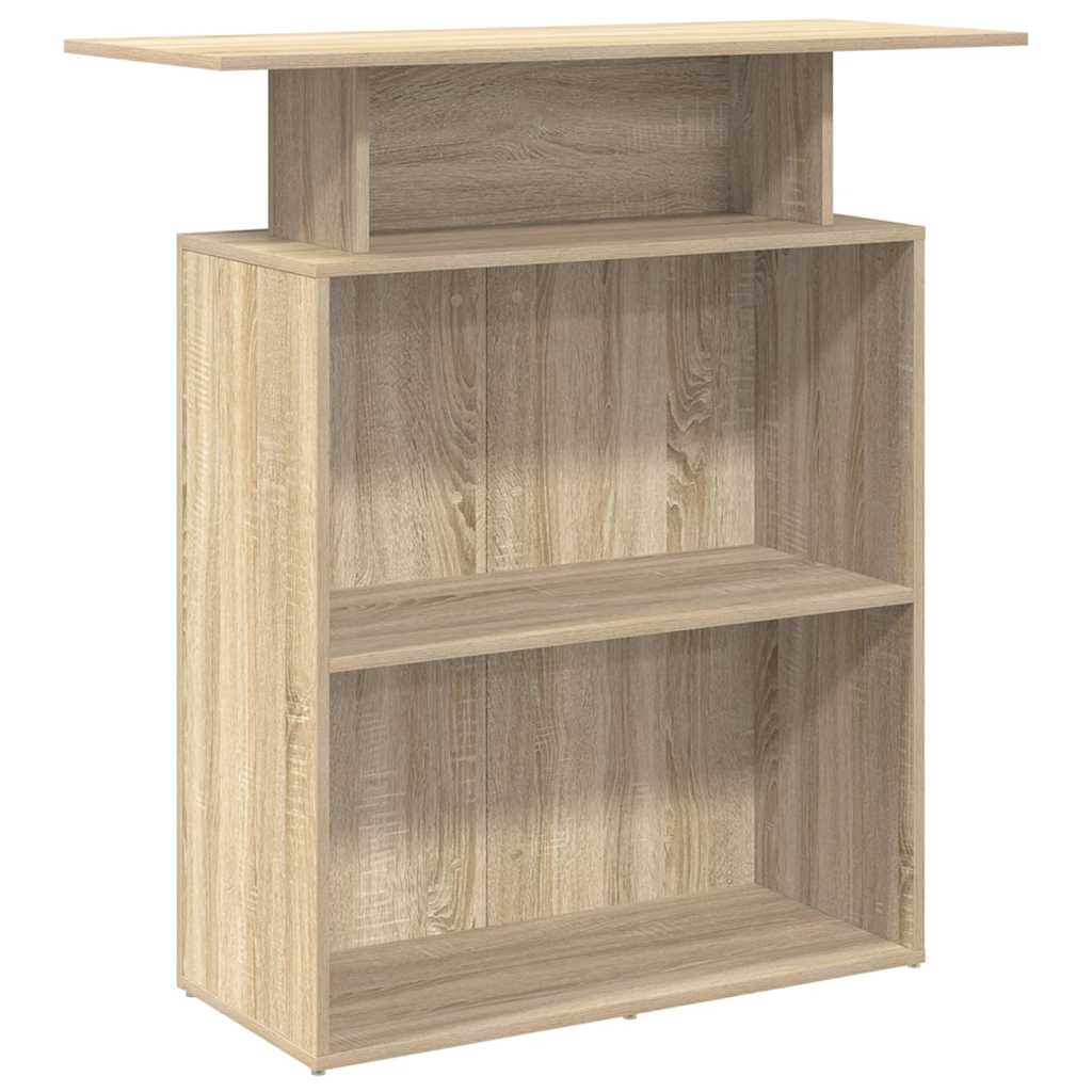 Recepcijski stol Sonoma hrast 100x40x104 cm Konstruirano drvo