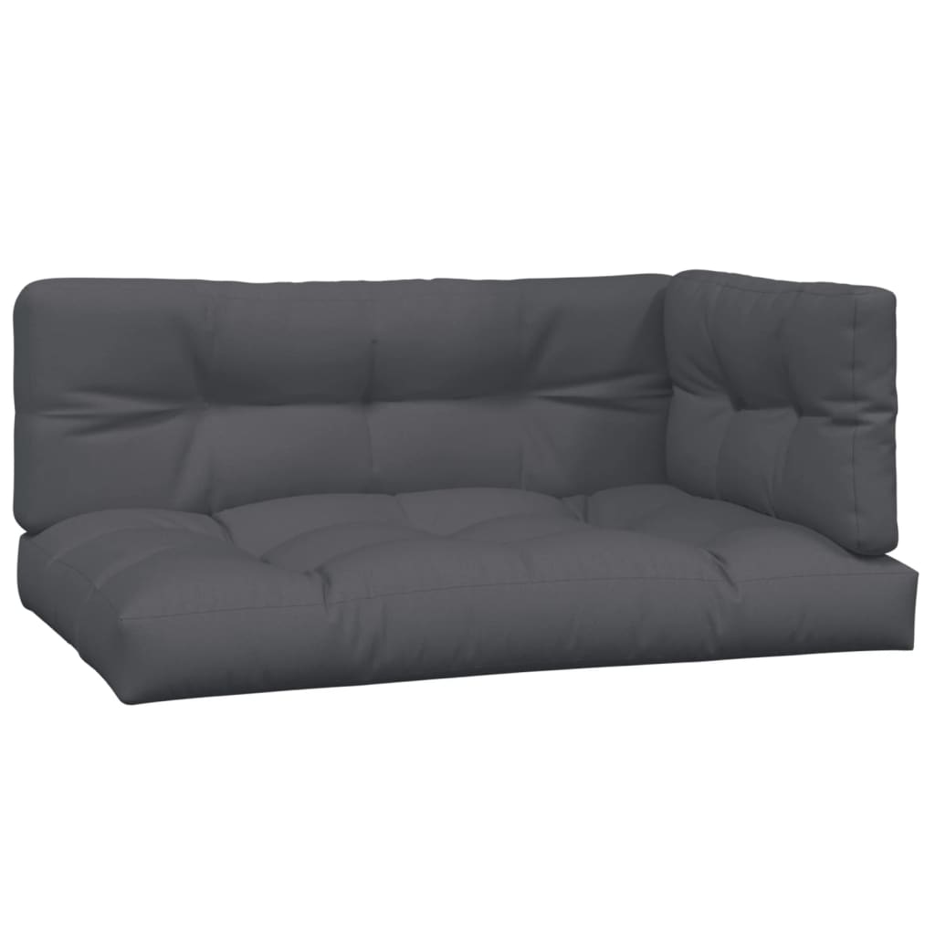 2-dijelni set vrtnih sofa od paleta s jastucima od drva bagrema