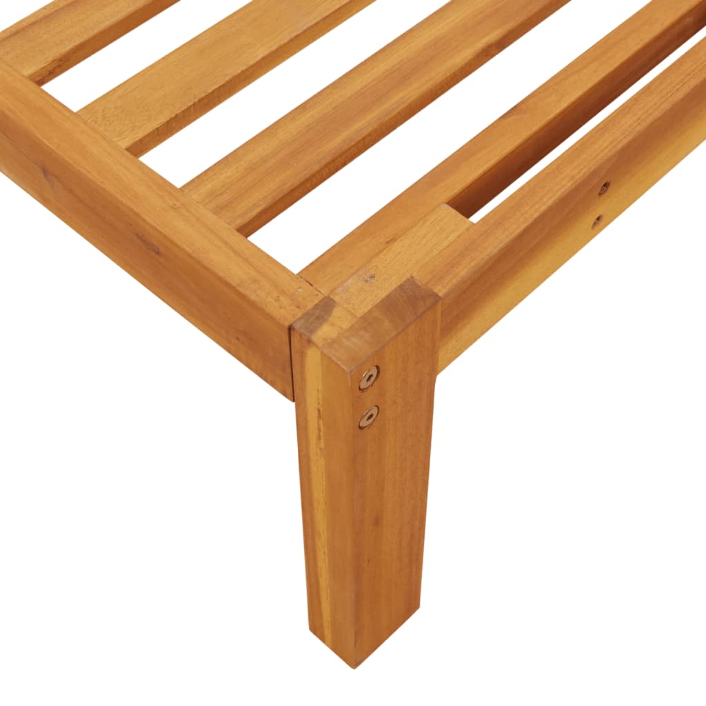 2-dijelni set vrtnih sofa od paleta s jastucima od drva bagrema