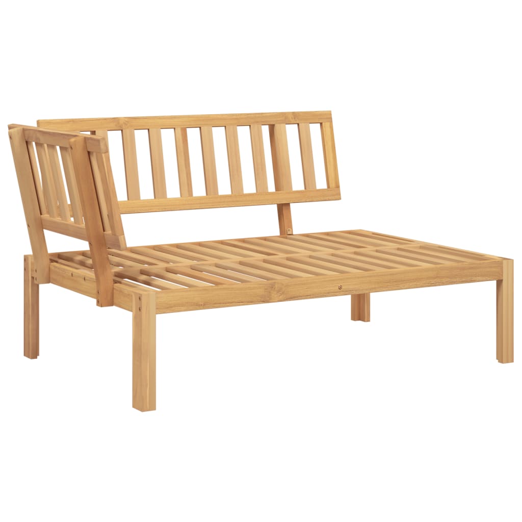 2-dijelna set vrtnih sofa od paleta s jastucima od drva bagrema