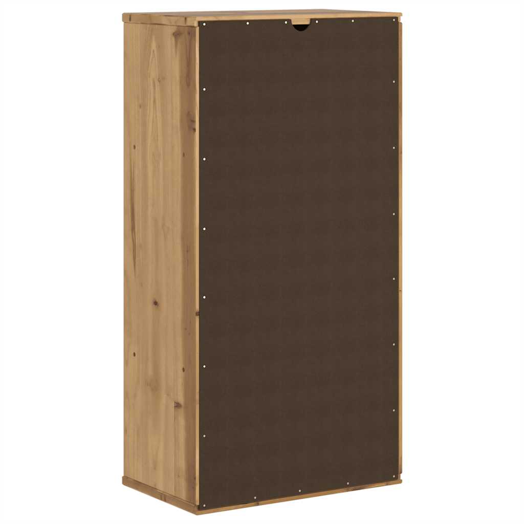 Bočni ormarić s ladicom ODDA 40x24x79 cm puno drvo bor