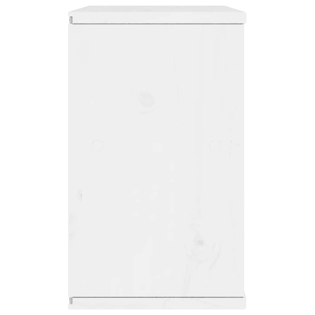 TV ormarić ODDA bijeli 79x24x40 cm puno drvo bor