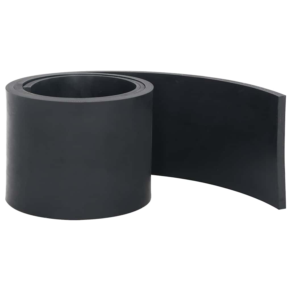 Gumeni rub za ralicu za snijeg crni 150x15x1 cm