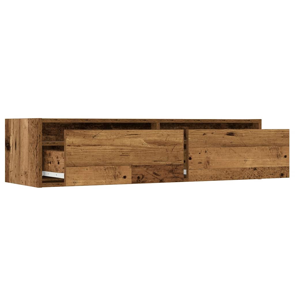 TV ormarići s LED svjetlima 2 kom boja drva 100X35,5x25 cm