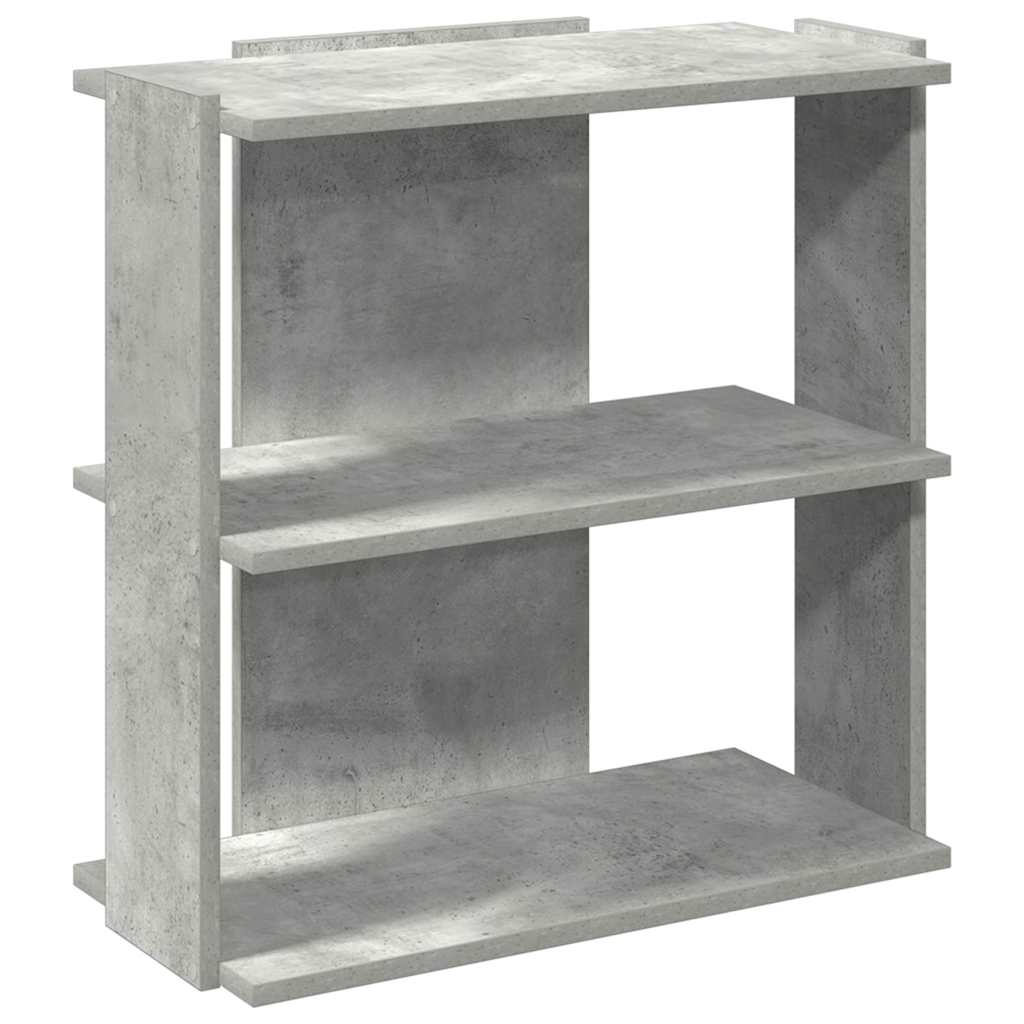 Regal za knjige s 3 razina boja hrasta 60x30x60 cm drveni