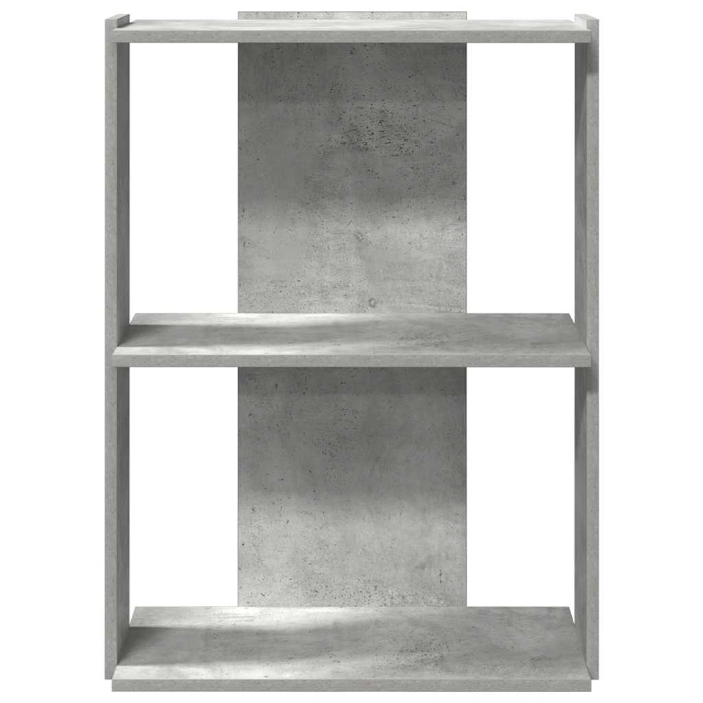 Regal za knjige s 3 razina boja hrasta 60x30x80 cm drveni