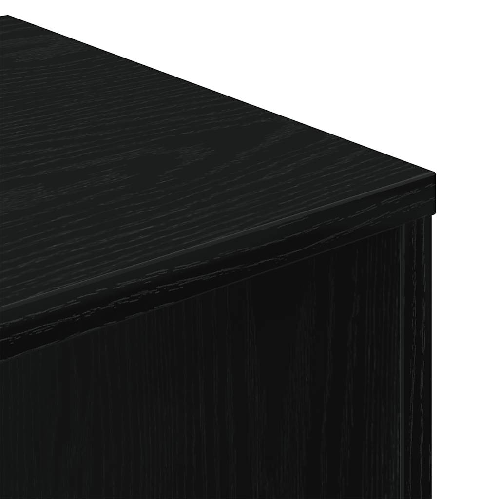 Ormarić za knjige crni 34x31x112 cm od konstruiranog drva