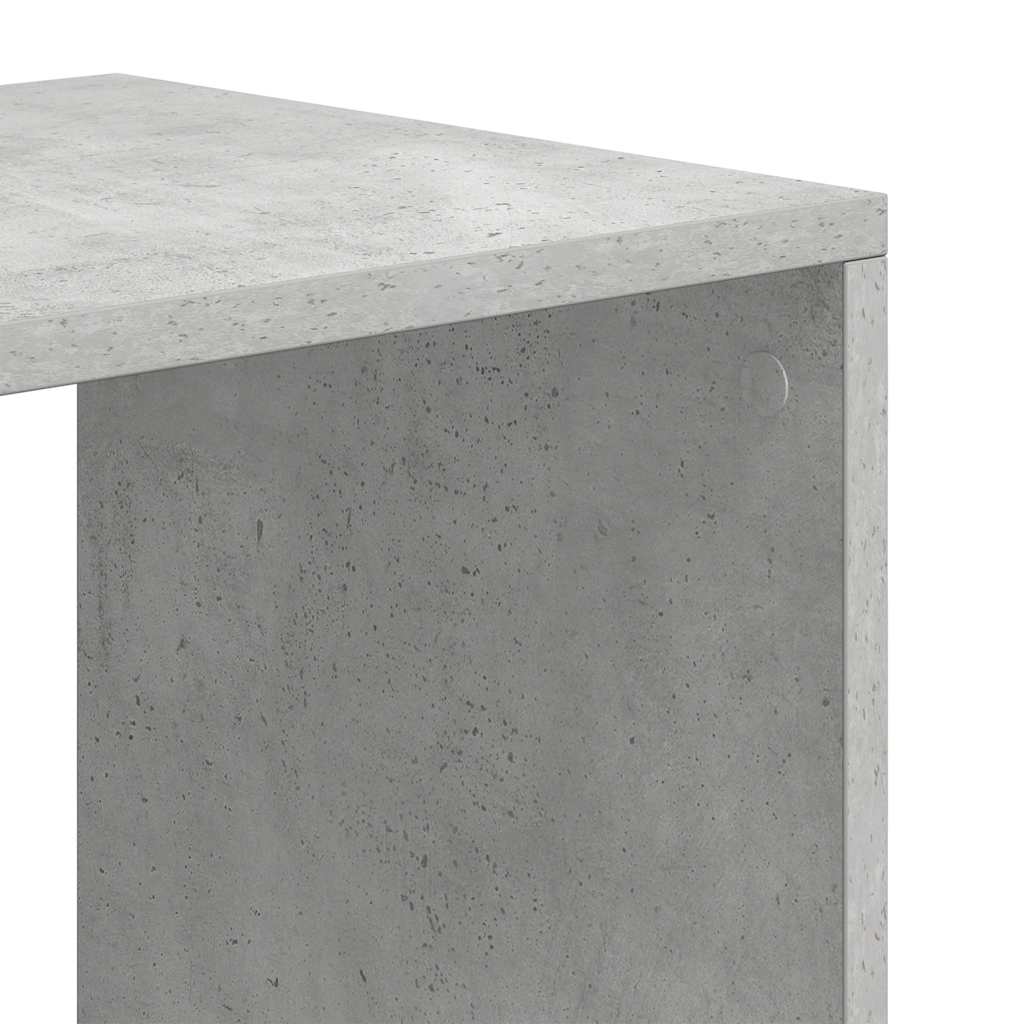 Ormarić za knjige boja betona 66x31x112 cm konstruirano drvo