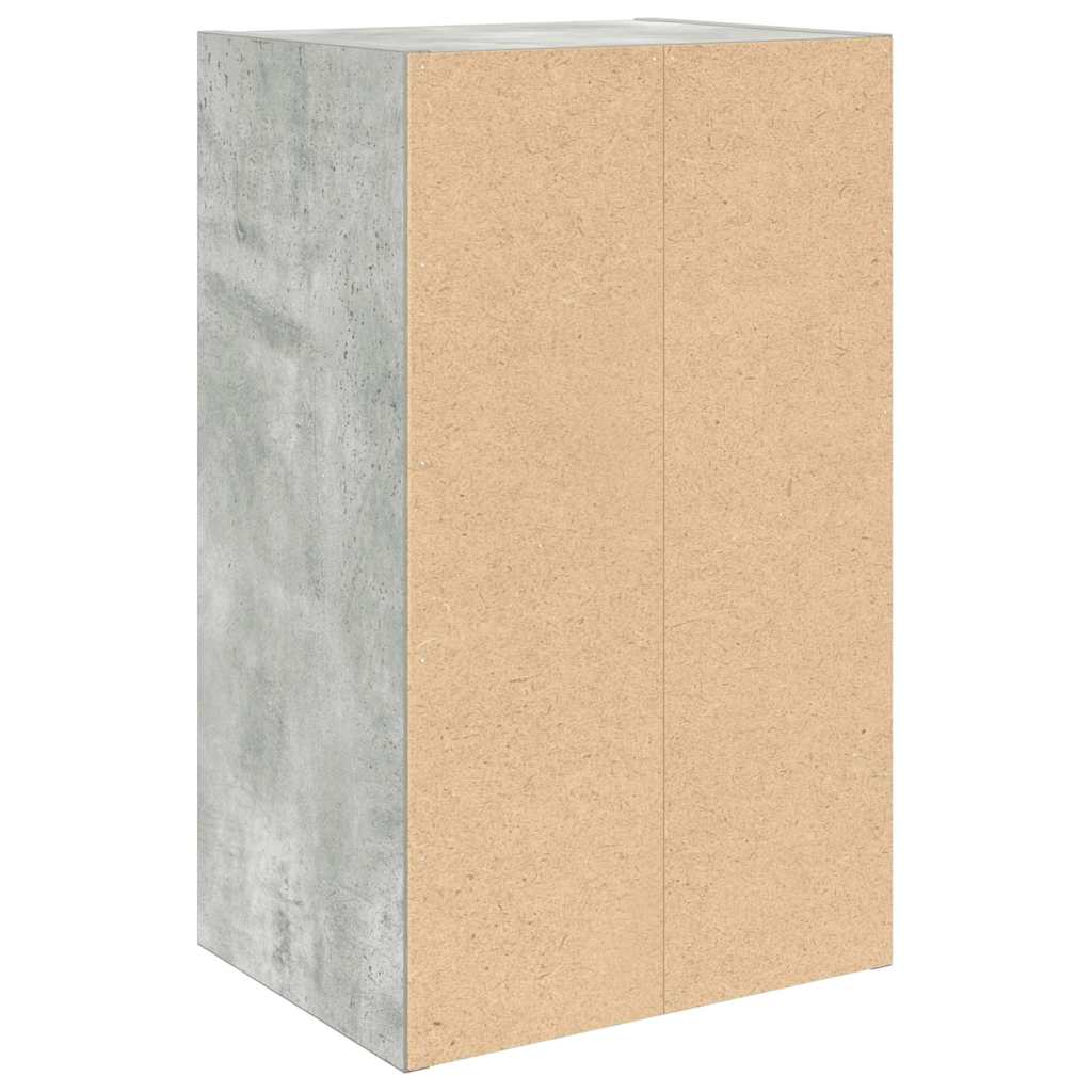 Regal za knjige boja betona 31x24x52 cm konstruirano drvo