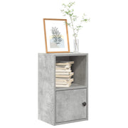 Regal za knjige boja betona 31x24x52 cm konstruirano drvo