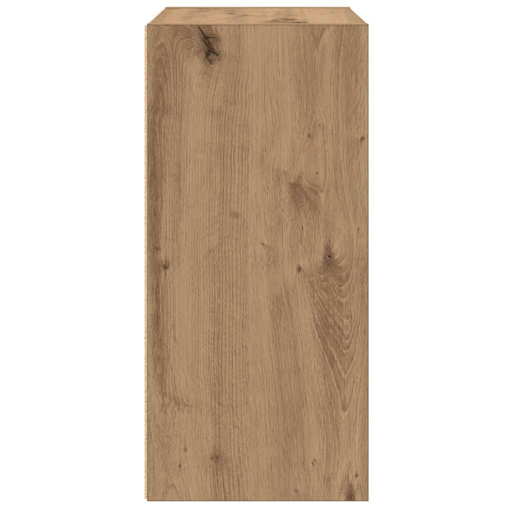 Regal za knjige boja hrasta 31x24x52 cm konstruirano drvo