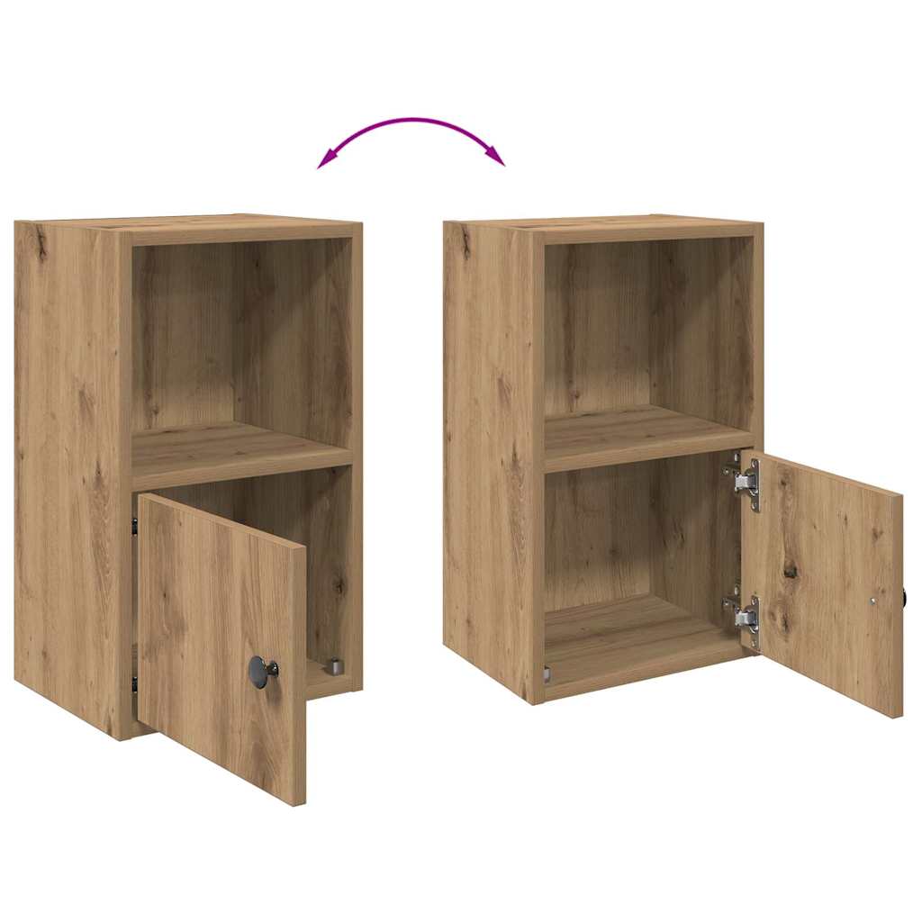 Regal za knjige boja hrasta 31x24x52 cm konstruirano drvo