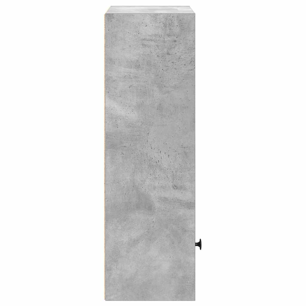 Regal za knjige boja betona 31x24x77 cm konstruirano drvo