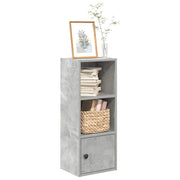Regal za knjige boja betona 31x24x77 cm konstruirano drvo