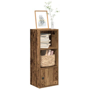 Regal za knjige boja starog drva 31x24x77 cm konstruirano drvo