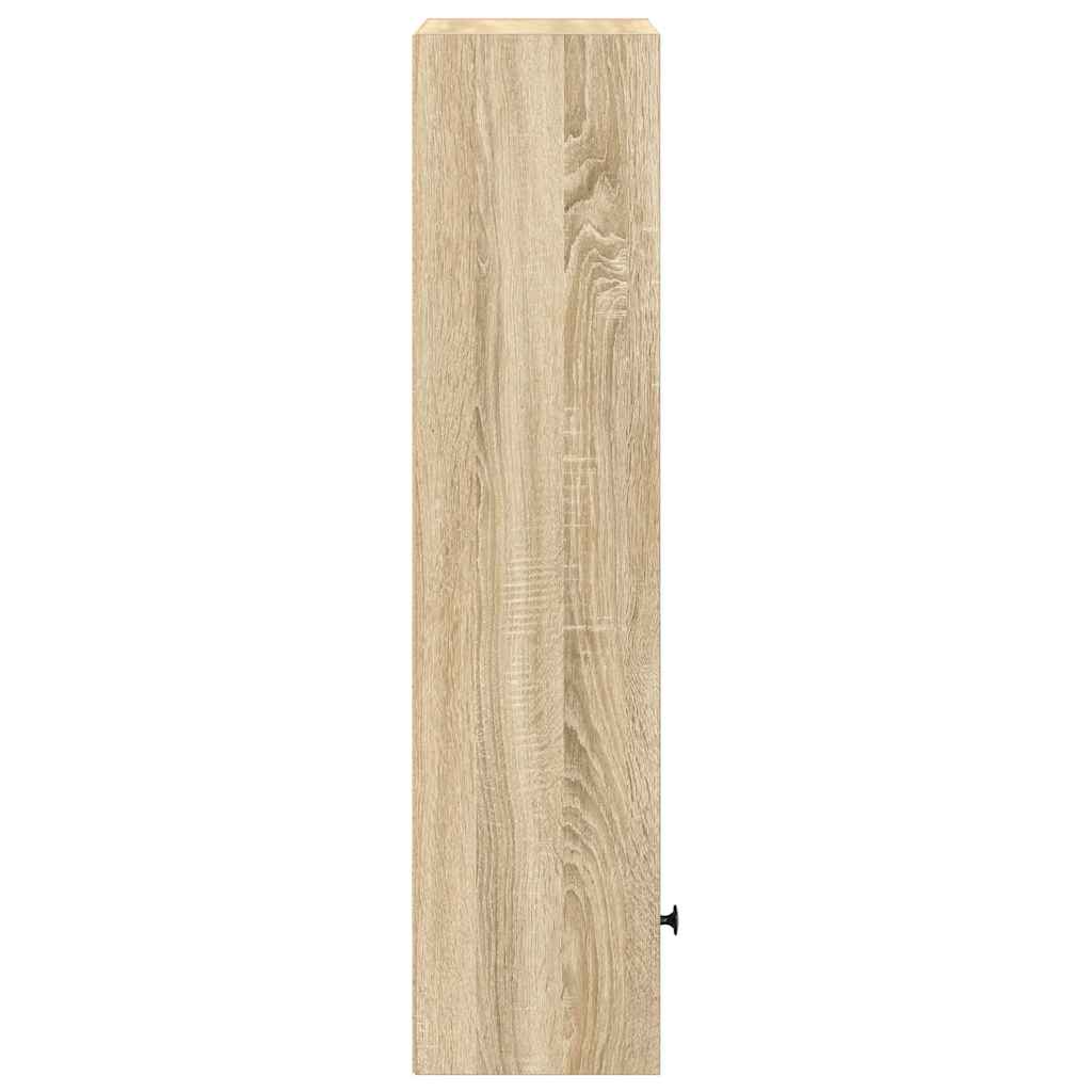 Regal za knjige boja hrasta 31x24x102 cm od konstruiranog drva