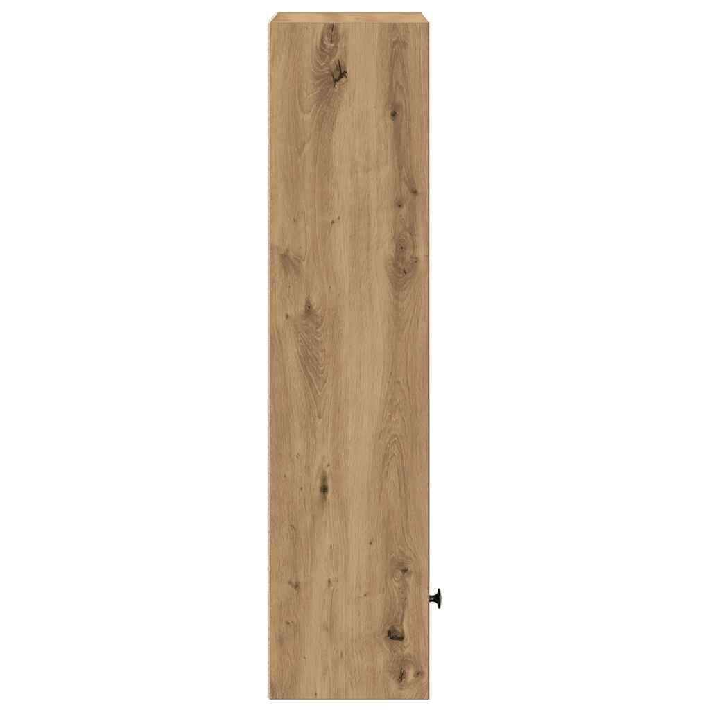 Regal za knjige boja hrasta 31x24x102 cm konstruirano drvo
