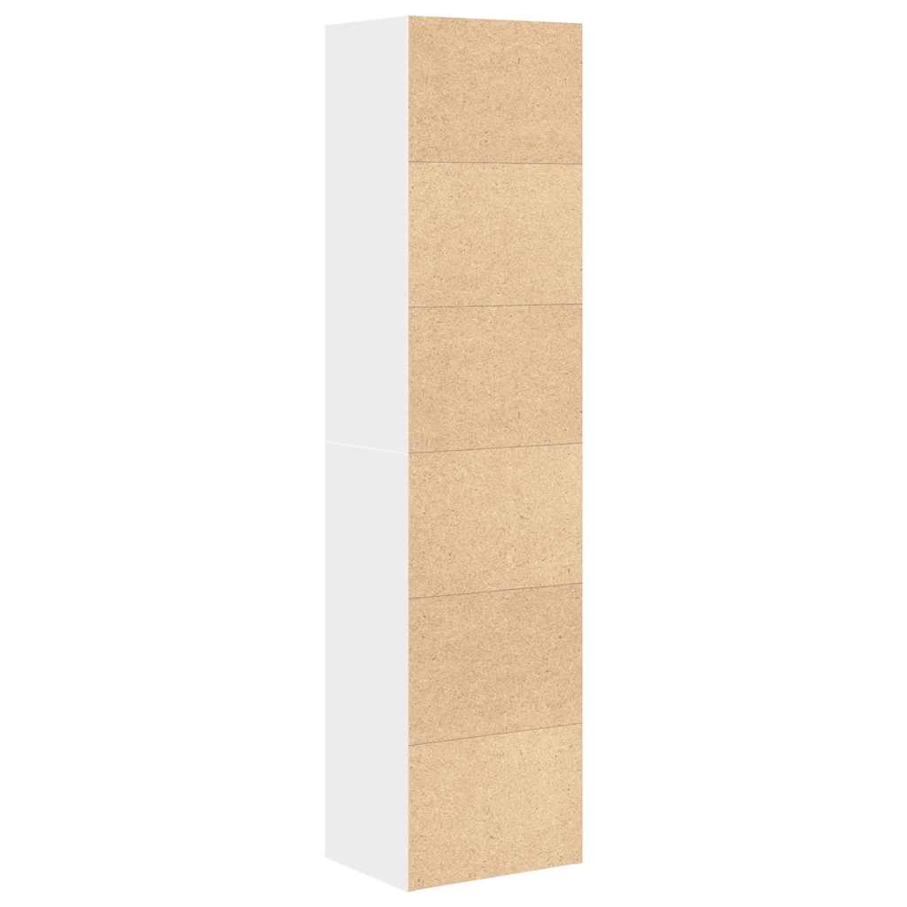 Regal za knjige bijeli 31x24x127 cm od konstruiranog drva