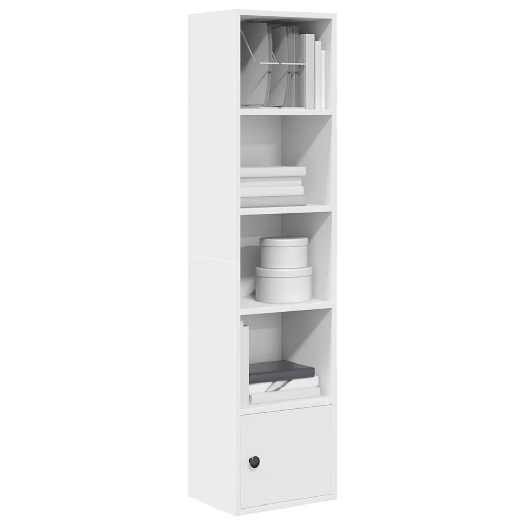 Regal za knjige bijeli 31x24x127 cm od konstruiranog drva