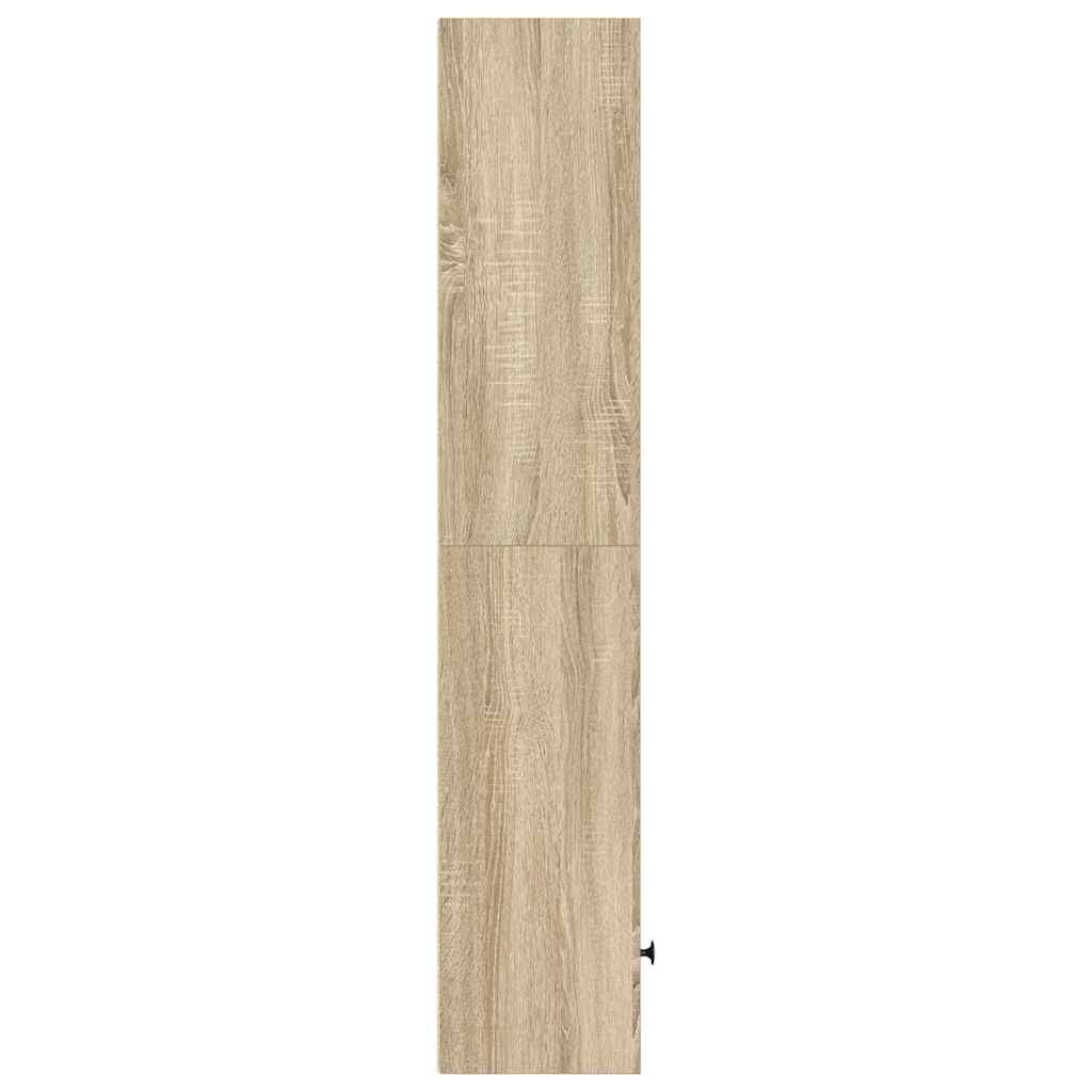 Regal za knjige boja hrasta 31x24x127 cm od konstruiranog drva
