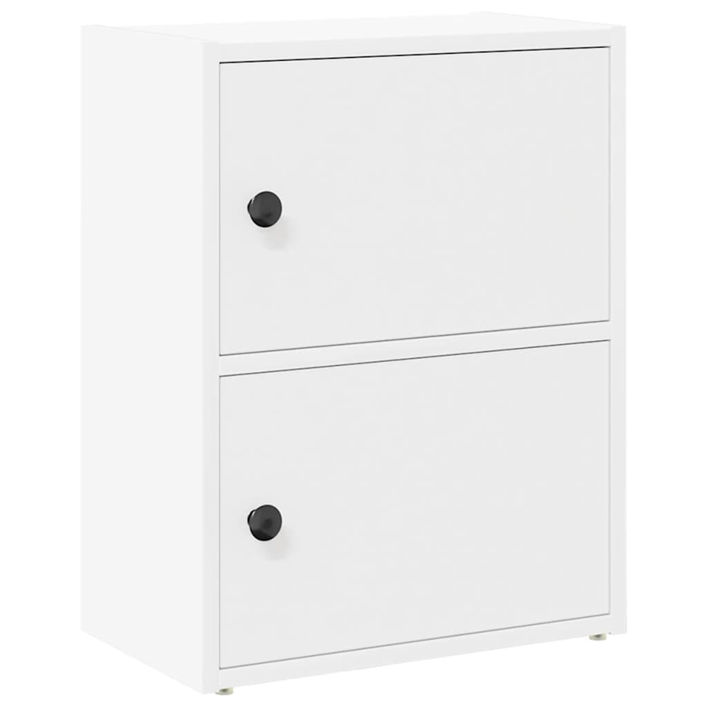 Regal za knjige bijeli 40x24x52 cm od konstruiranog drva