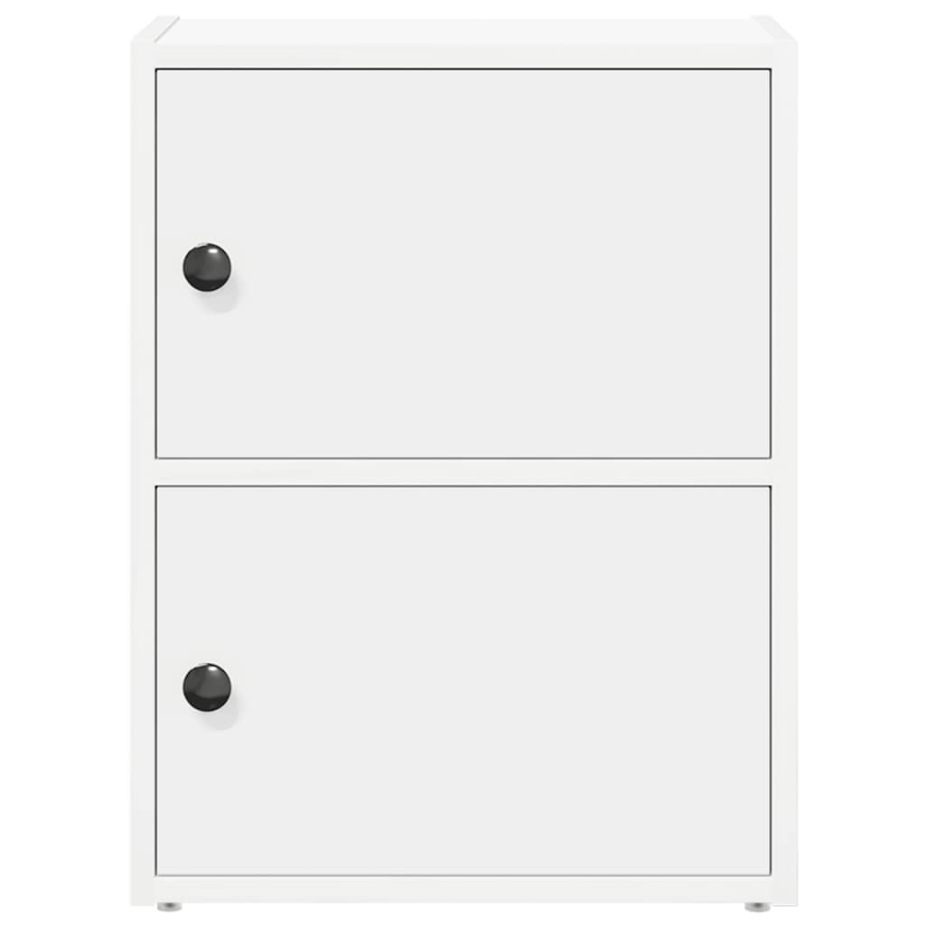 Regal za knjige bijeli 40x24x52 cm od konstruiranog drva