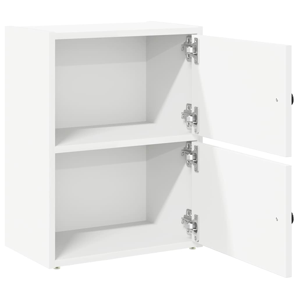Regal za knjige bijeli 40x24x52 cm od konstruiranog drva
