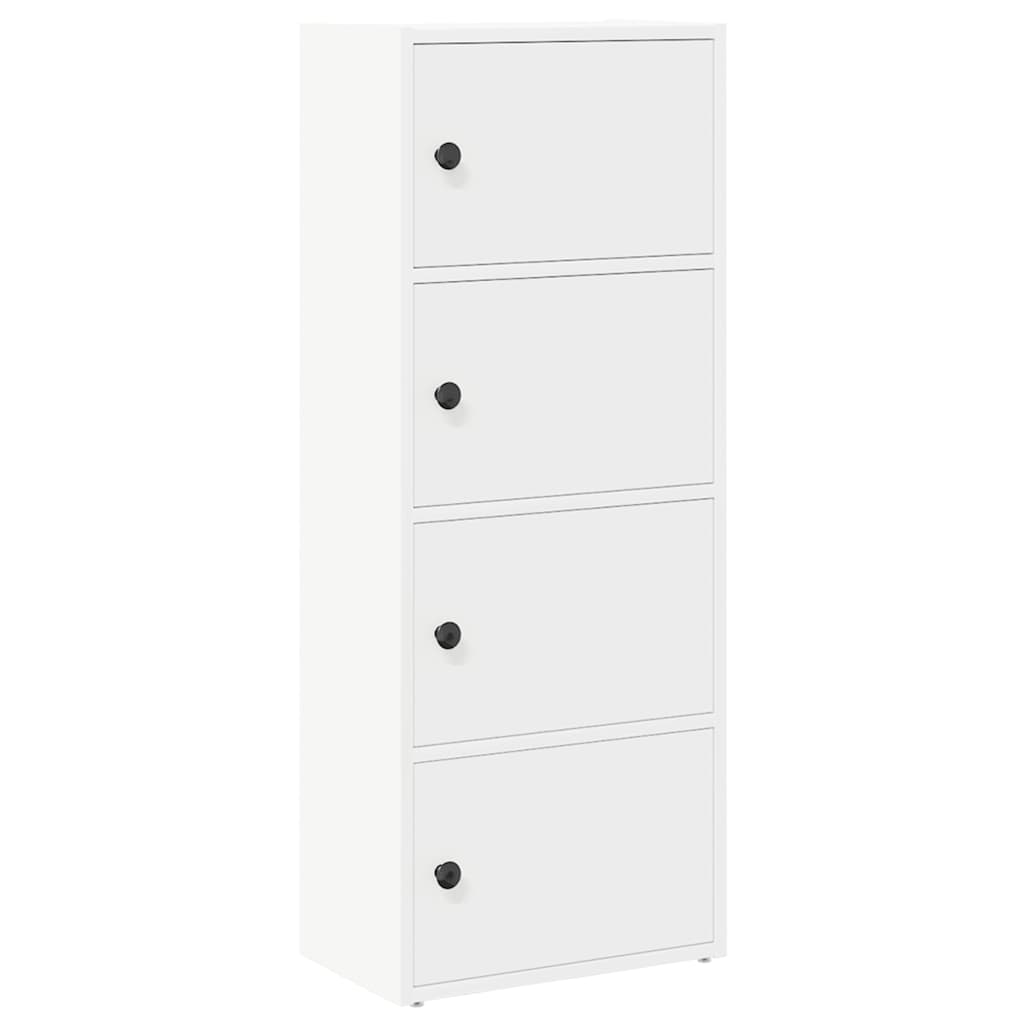 Regal za knjige bijeli 40x24x102 cm konstruirano drvo
