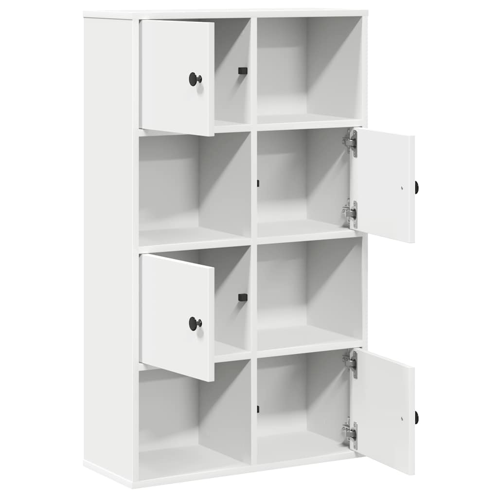 Regal za knjige bijeli 60x24x101,5 cm konstruirano drvo