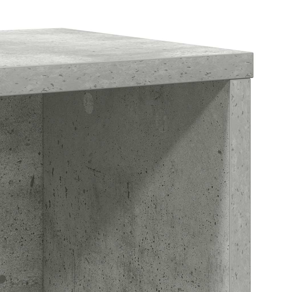 Regal za knjige boja betona 60x24x101,5 cm konstruirano drvo