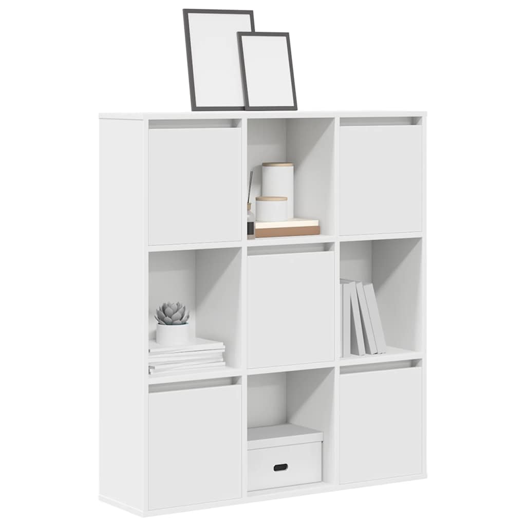 Regal za knjige bijeli 89x24x101,5 cm od konstruiranog drva