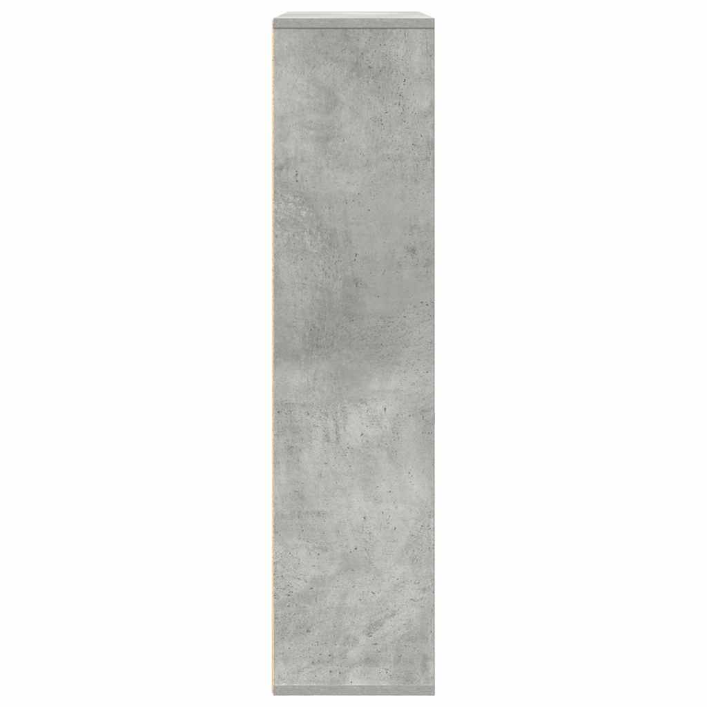 Regal za knjige boja betona 89x24x101,5 cm konstruirano drvo