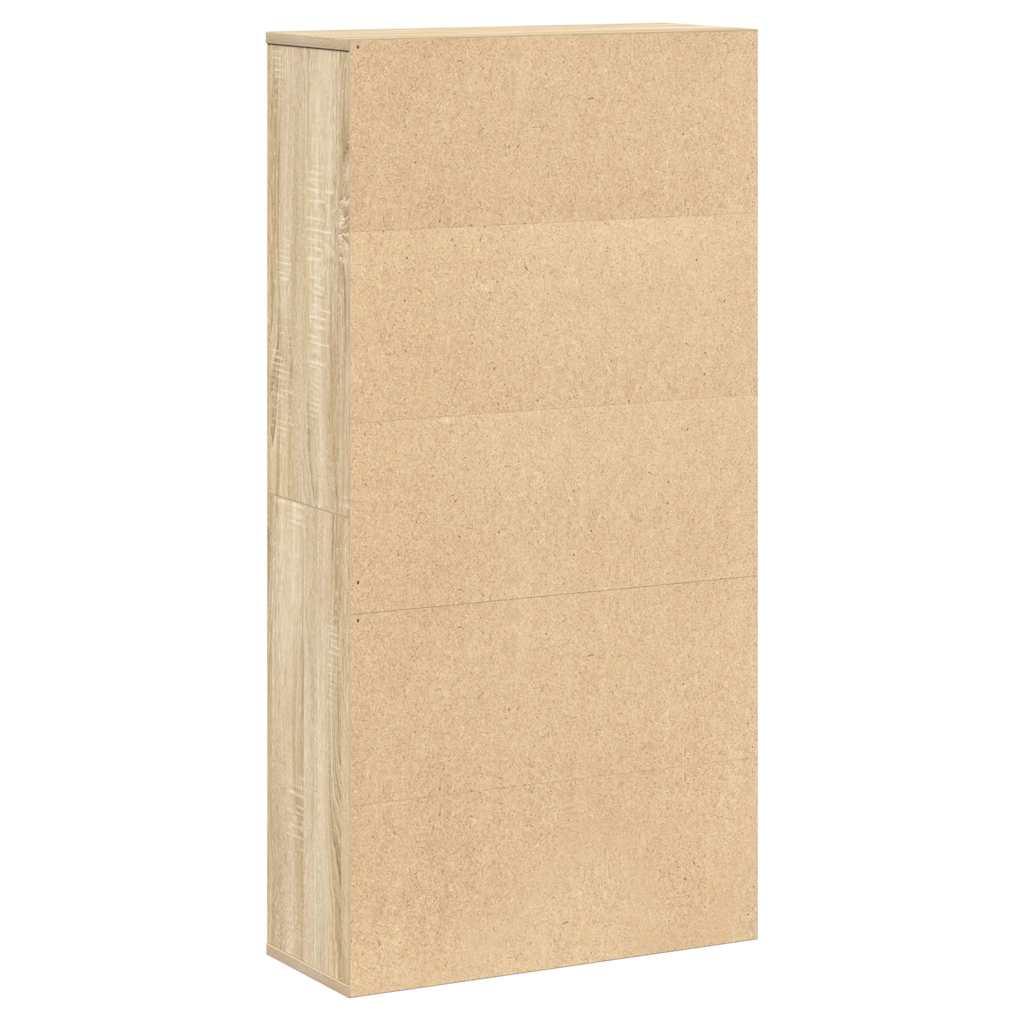 Regal za knjige boja hrasta 60x24x120 cm od konstruiranog drva
