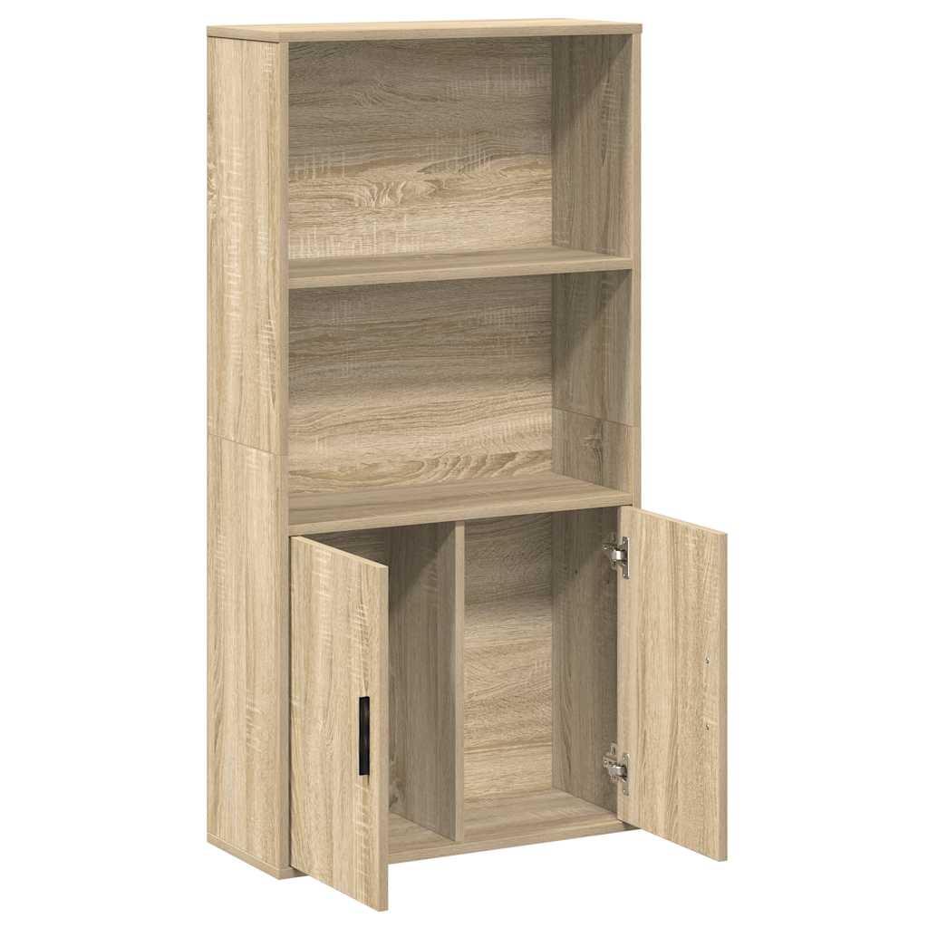 Regal za knjige boja hrasta 60x24x120 cm od konstruiranog drva