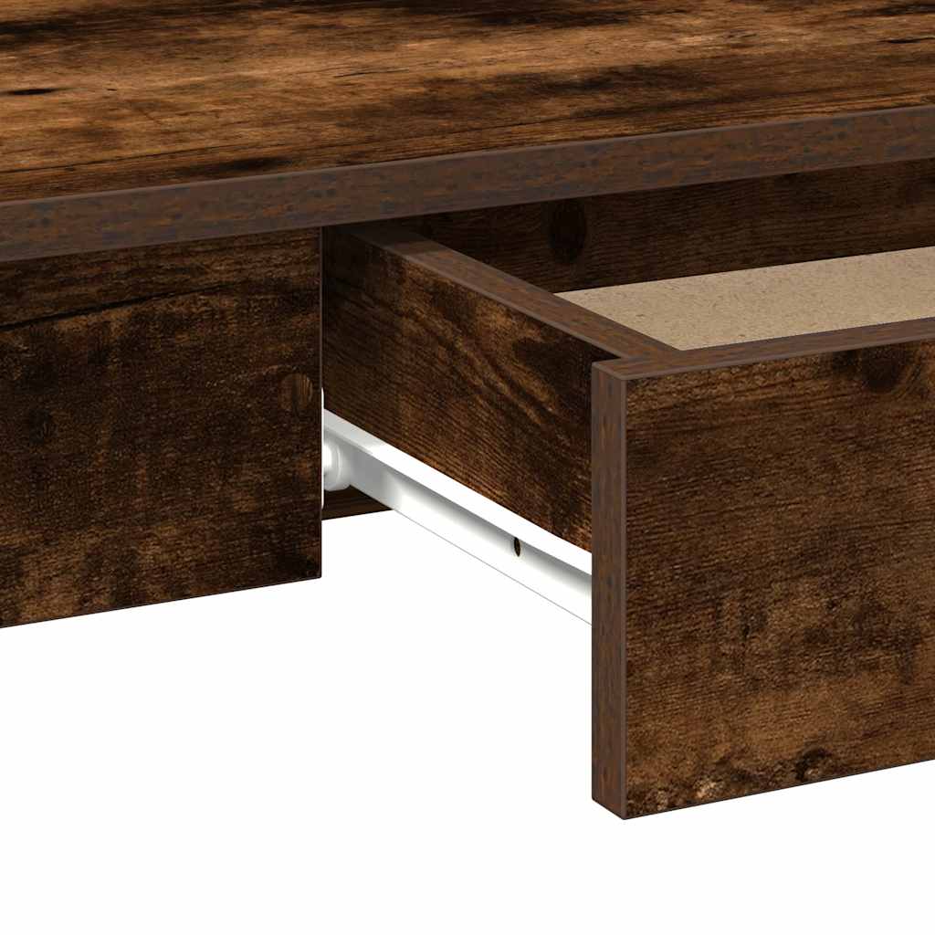 Radni stol boja dimljenog hrasta 100x45x75 cm konstruirano drvo