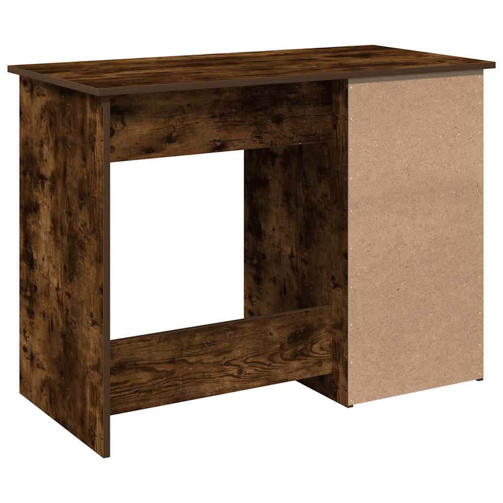 Radni stol boja dimljenog hrasta 102x50x75 cm konstruirano drvo