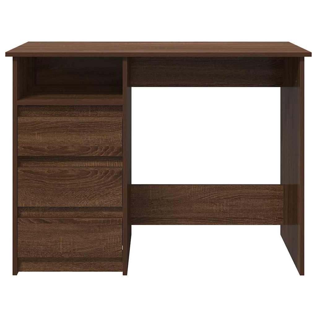 Radni stol boja smeđeg hrasta 102x50x75 cm konstruirano drvo
