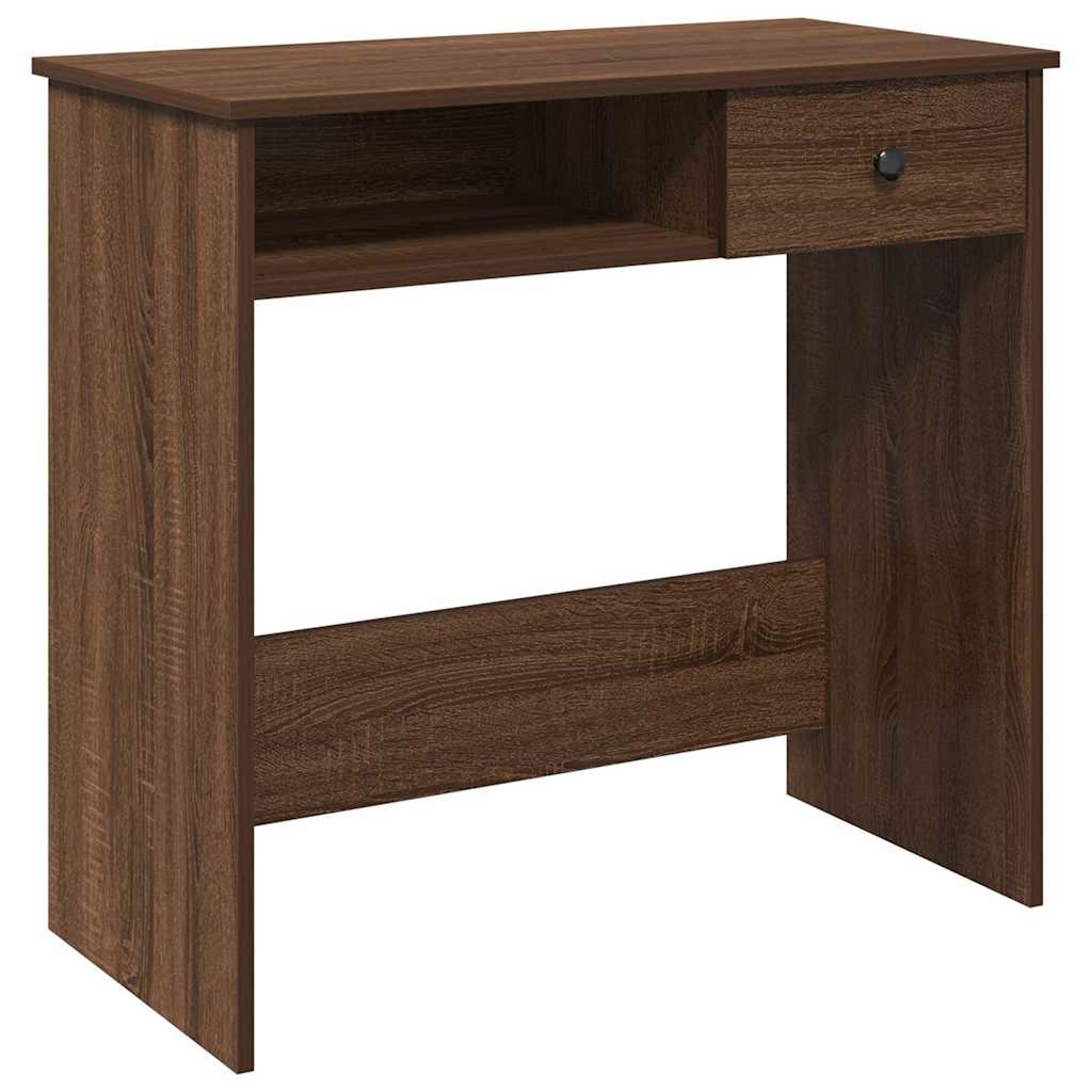 Radni stol boja smeđeg hrast 80x40x75 cm od konstruiranog drvo