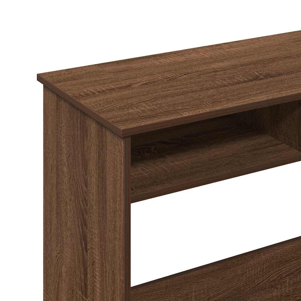 Radni stol boja smeđeg hrast 80x40x75 cm od konstruiranog drvo