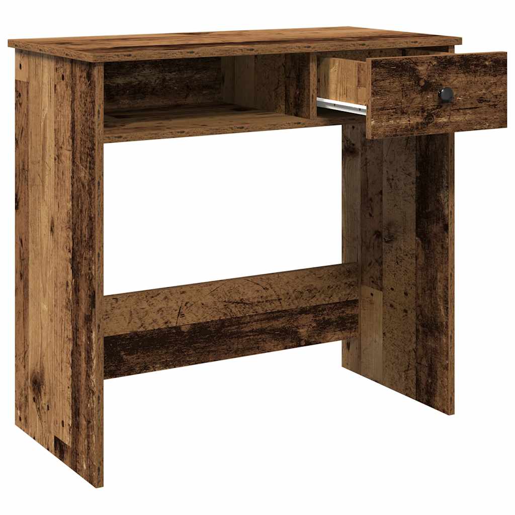Radni stol boja starog drva 80 x 40 x 75 cm konstruirano drvo