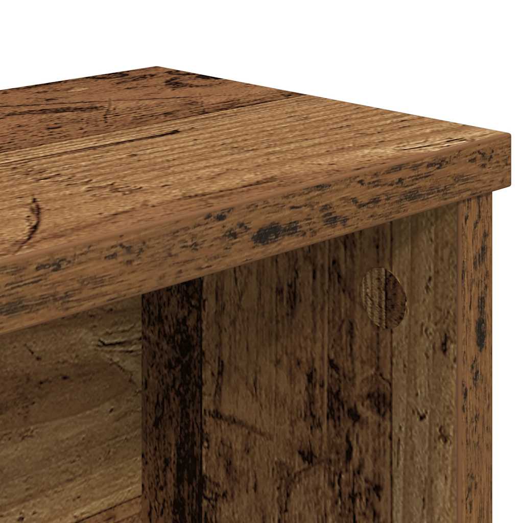 Kuhinjski stalak za slaganje crni 60x15x16 cm konstruirano drvo