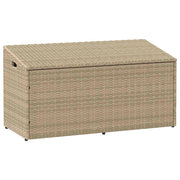 Vrtna kutija za pohranu bež 110x50x58 cm poli ratan