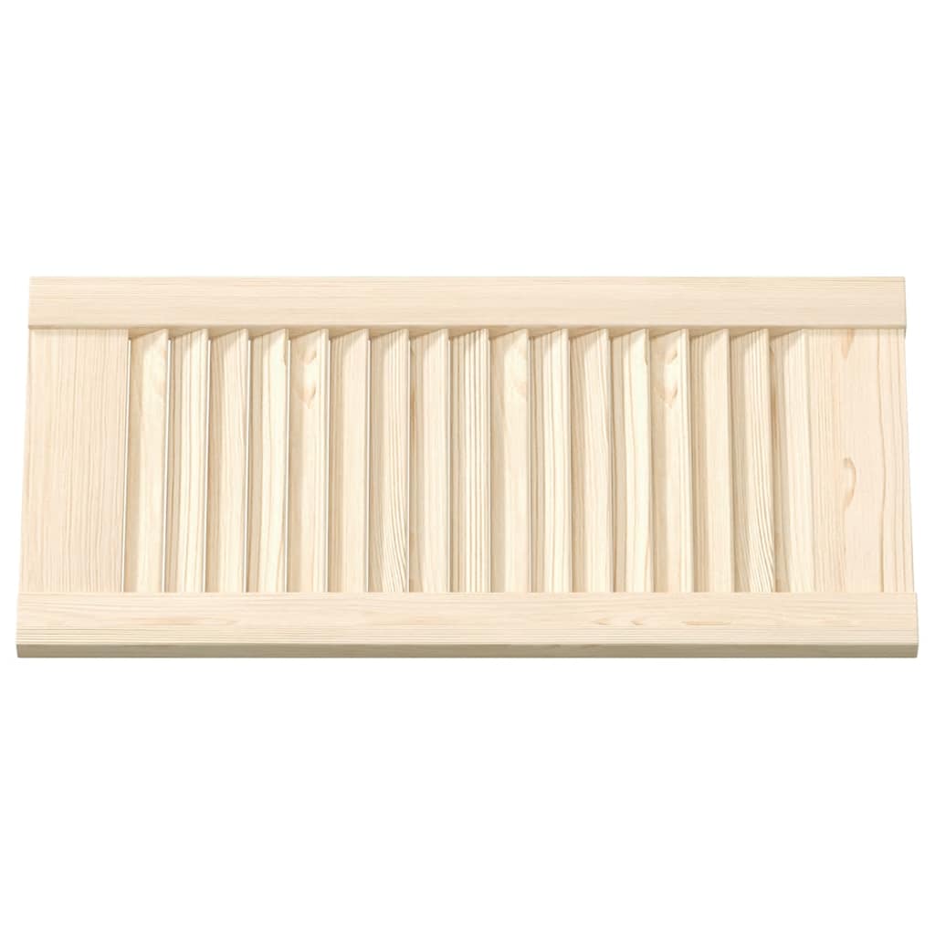 Dizajn vrata ormarića s rešetkama 61,5x29,5 cm puno drvo bor